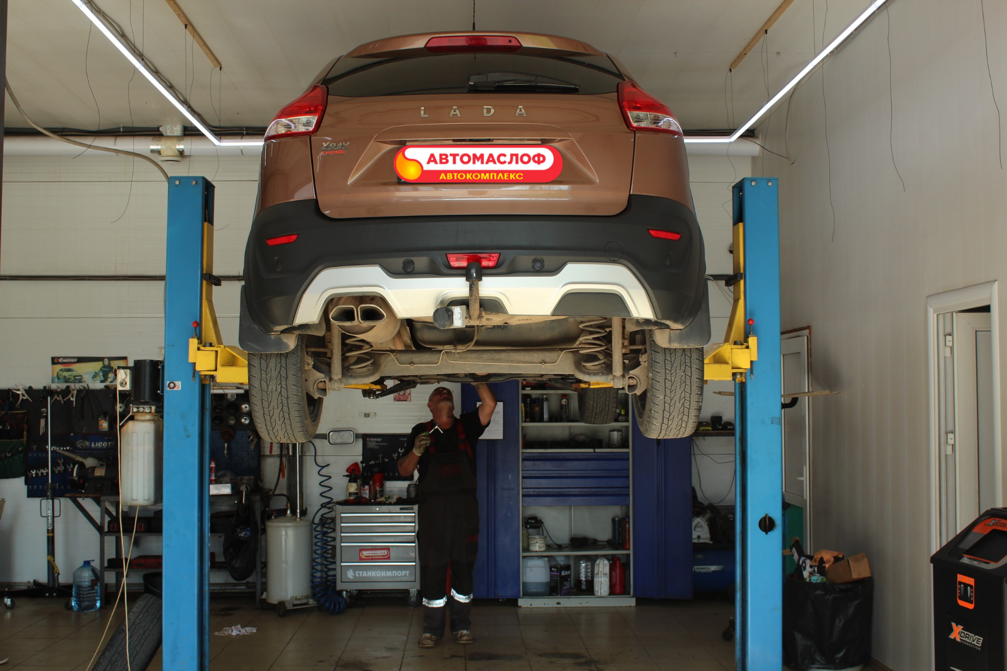 Аппаратная замена масла в АКПП Lada Xray Cross 1.6 Jatco JF015E (RE0F11A )