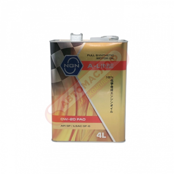 NGN A-LINE PAO 0w20 API SP/ILSAC GF-6 4л