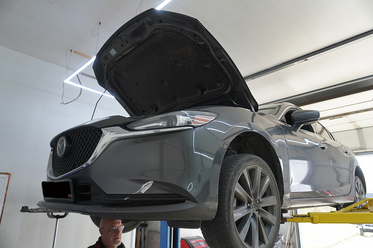 Аппаратная замена масла в АКПП Mazda 6 (GJ) 2.5 FW6AEL  