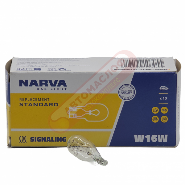 Автолампа NARVA 12V W16W 17631